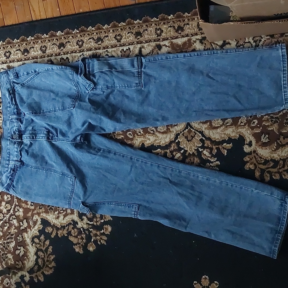 Shein Jeans; Color: Medium Denim, Size: XXL